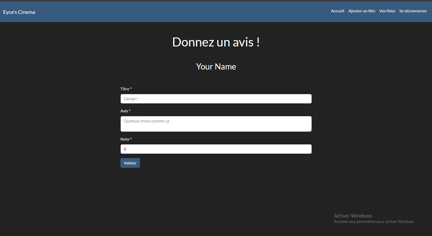Commentaires et notes